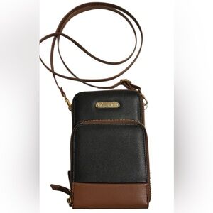 CIUCI small black-brown PU leather cross body bag